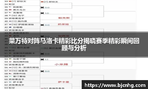菜万特对阵马洛卡精彩比分揭晓赛季精彩瞬间回顾与分析