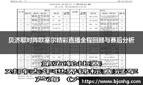 贝济耶对阵欧塞尔精彩直播全程回顾与赛后分析