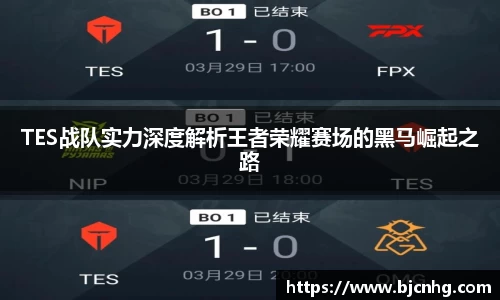 TES战队实力深度解析王者荣耀赛场的黑马崛起之路